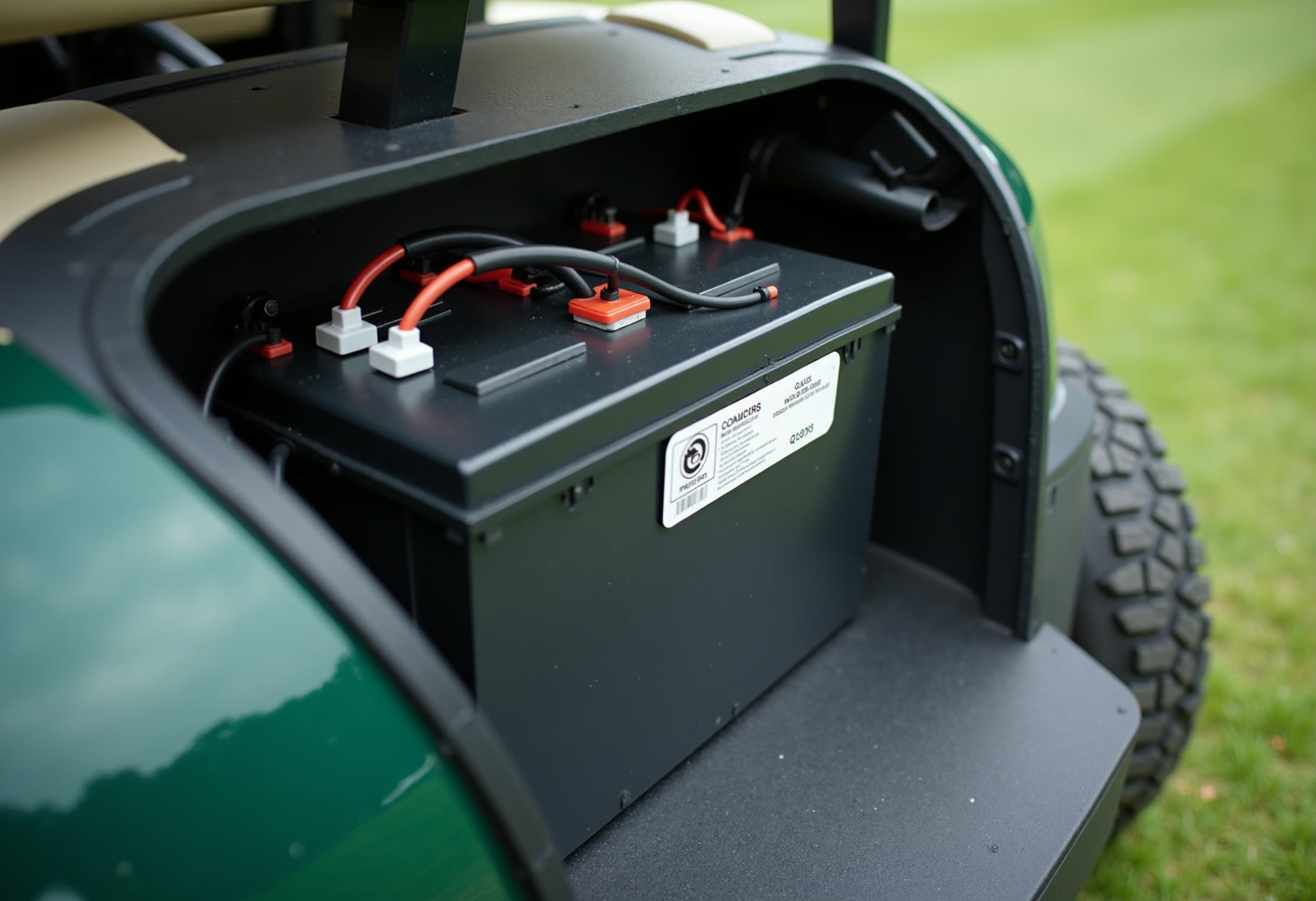 Battery pack installed
